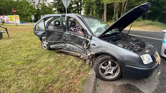 Karambol na drodze do Krajnika