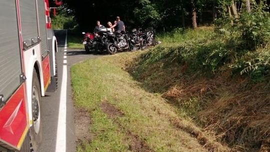 Kawasaki najechało na Kawasaki. Kobieta w szpitalu