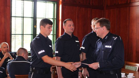 Komendant wojewódzki nagrodził naszego policjanta