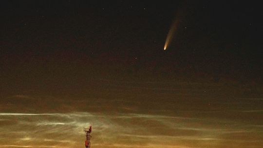 Kometa Neowise obserwowana z Górnego Tarasu