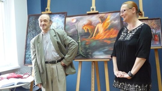 Koń i szuwary zaklęte w obrazach