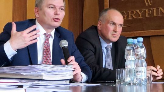 Konferencja prasowa władz Gryfina