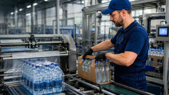 Papier zamiast folii w sklepach: Nowe unijne prawo drastycznie zmieni opakowania zgrzewek z wodą