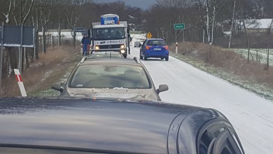 "Korek" na trasie Moryń - Cedynia