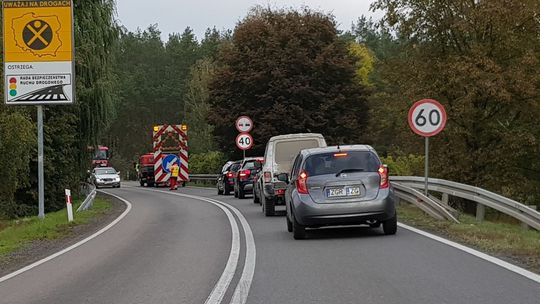 Korek przed Gryfinem [ZDJĘCIA]