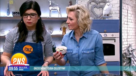 Krajczyńska w telewizji śniadaniowej prezentowała orzechowe cuda