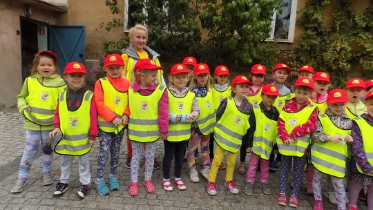Krajoznawczy spacer przedszkolaków