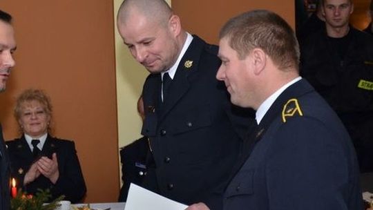 Krzysztof Bluj z nowym stopniem oficerskim