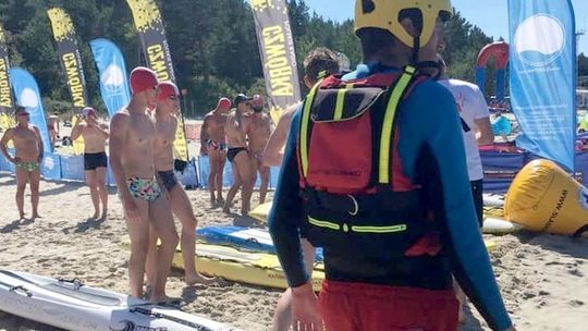 Krzysztof Rosiak wicemistrzem Polski. Udany debiut na Mistrzostwach Polski w Ratownictwie Morskim 