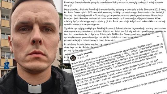 Ksiądz z osiedla został przeniesiony. Ostry konflikt z zakonem i zapowiedź ujawnienia maili