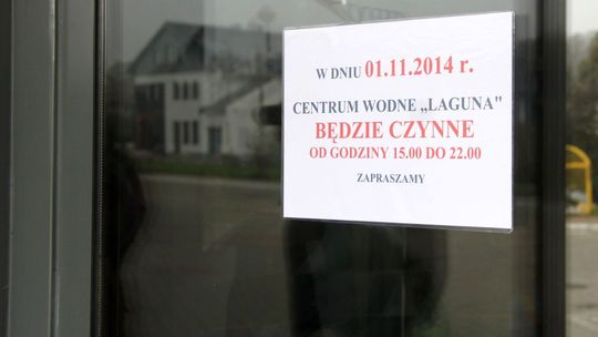 Laguna czynna po południu