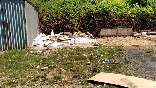 Latający styropian zaśmieca okolicę Latający styropian zaśmieca okolicę