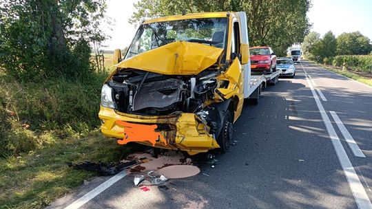 Laweta zderzyła się z busem