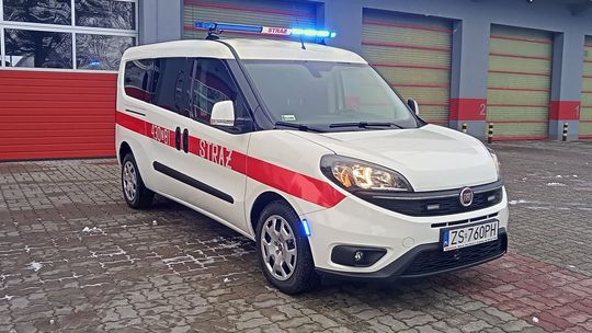 Lekki samochód kwatermistrzowski trafił do strażaków w Gryfinie