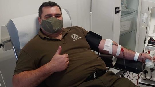 Leśnicy z terenu RDLP Szczecin oddają krew w ramach ogólnopolskiej akcji