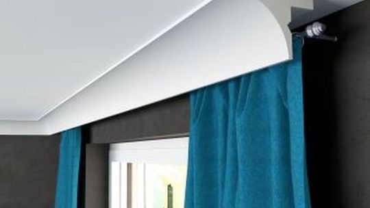 Listwy karniszowe, czyli sposób na ukrycie karnisza