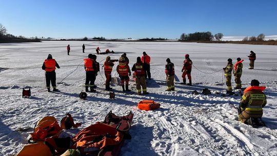 Lodowe wyzwanie strażaków. Intensywne szkolenie ratownicze OSP