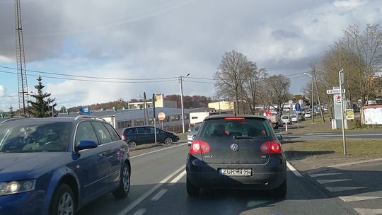 Łużycka zakorkowana