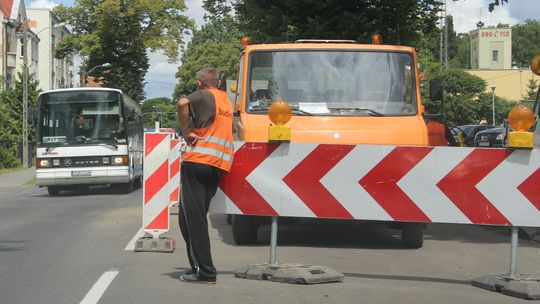 Łużycka zatarasowana