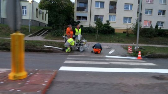 Malują wreszcie pasy