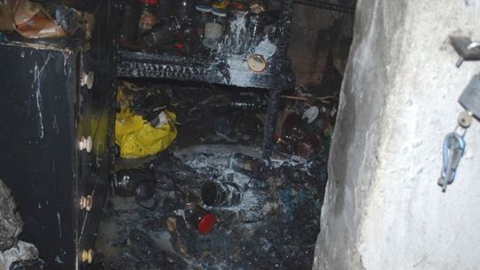 Mały cud: podczas pożaru przetopiła się rura z... wodą 