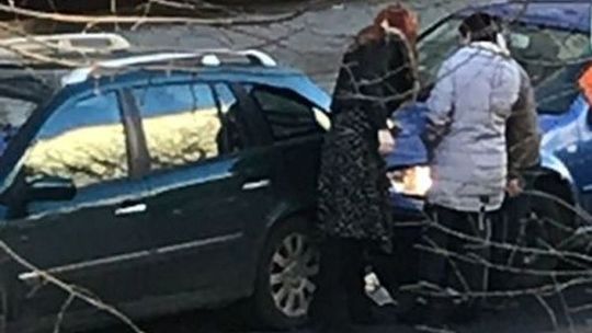 Mały karambol w centrum Gryfina