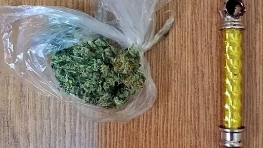 Marihuanę miał przy sobie