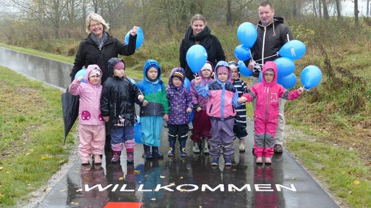 Mescherin wita na nowej ścieżce rowerowej „Zielona Granica” Mescherin wita na nowej ścieżce rowerowej „Zielona Granica”