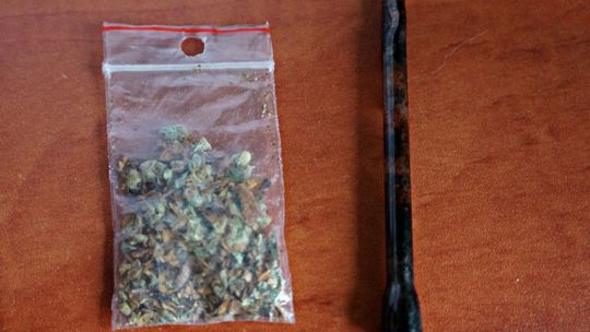 Miał przy sobie marihuanę