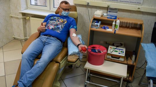 Mieszkańcy Gryfina i energetycy z Elektrowni Dolna Odra oddali krew, by ratować życie