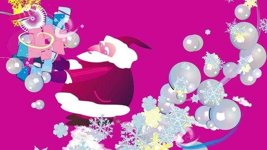 Mikołaj z workiem w gminie Stare Czarnowo