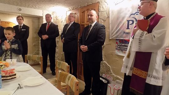 Minister Paweł Mucha przyjechał na spotkanie noworoczne PiS w Gryfinie