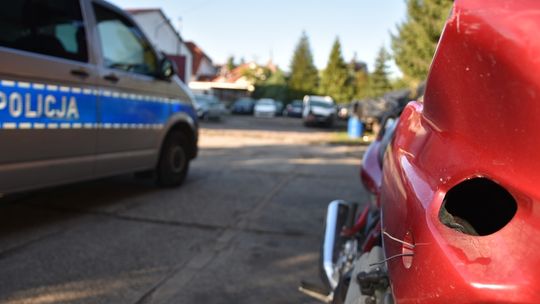 Motocyklista pod wpływem narkotyków?