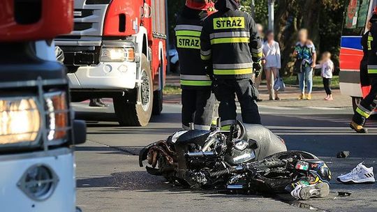 Motocyklista zginął w wypadku