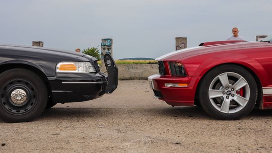 Można było podziwiać amerykańskie maszyny Można było podziwiać amerykańskie maszyny