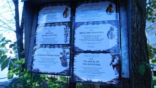 Na miejsce wiecznego spoczynku odprowadzeni zostaną na początku listopada