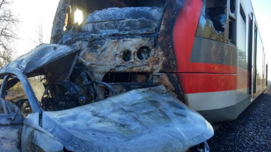 Na przejeździe kolejowym - Szlaban na ryzyko