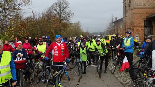 Na rowerach świętowali 11 listopada [ZDJĘCIA]