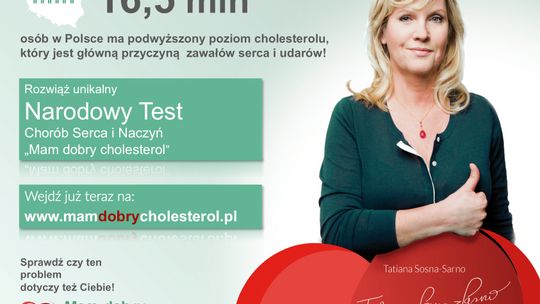 Narodowy TEST Mam Dobry Cholesterol