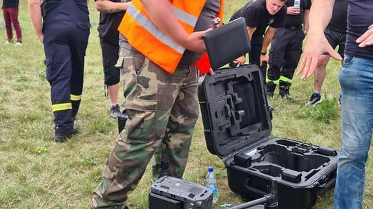 Nasi strażacy ochotnicy ćwiczyli wspólnie z niemieckimi kolegami