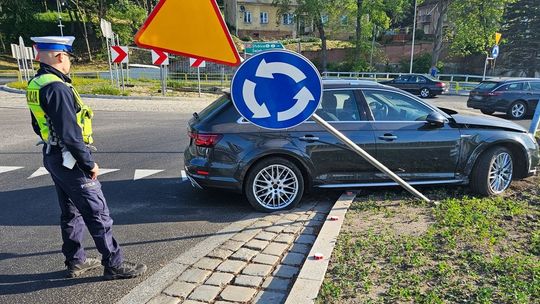 Nastolatek skasował audi za ćwierć miliona złotych. Uciekał, ale złapany trafi pod sąd