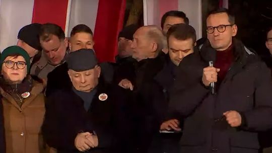 Nawoływania prezesa. Kaczyński na Proteście Wolnych Polaków