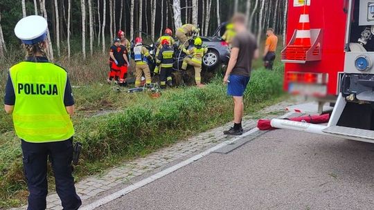 Nie opanował kierownicy na zakręcie. Zginął na miejscu