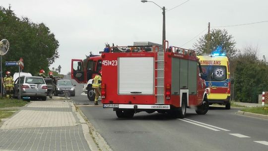 Nie ustąpił pierwszeństwa i doszło do kolizji