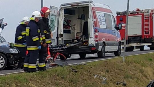 Nie ustąpiła pierwszeństwa i uderzyła. Kierowca i pasażerka w szpitalu 