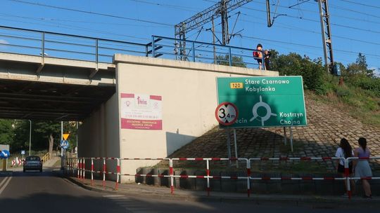 Niebezpieczne zabawy na wiadukcie