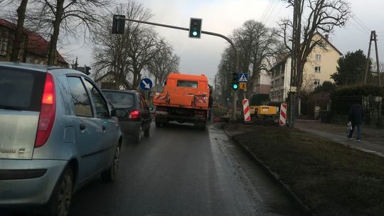 Niebezpiecznie na wjeździe do Gryfina