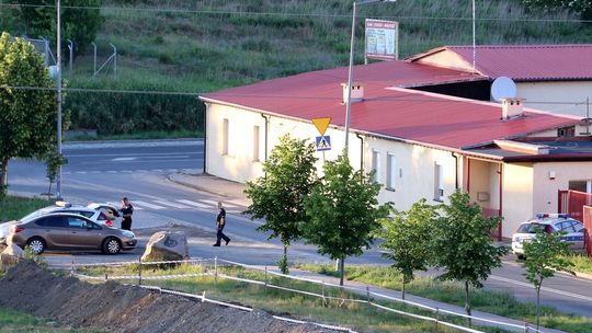 Niecodzienna akcja policji na terenie jednej z firm