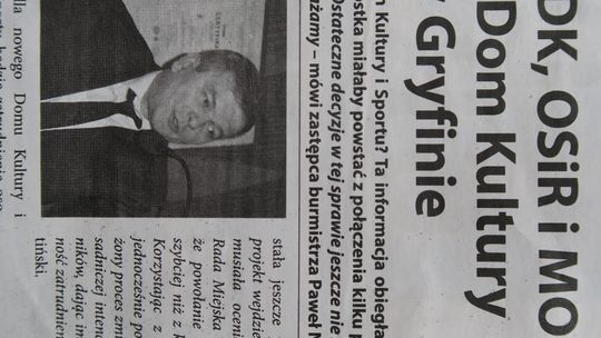 Niezbyt dobra nowina