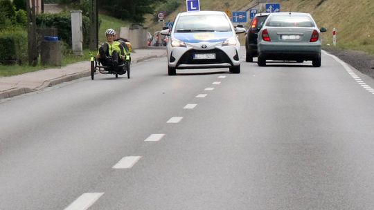 Niezwykły tandem przejechał przez miasto